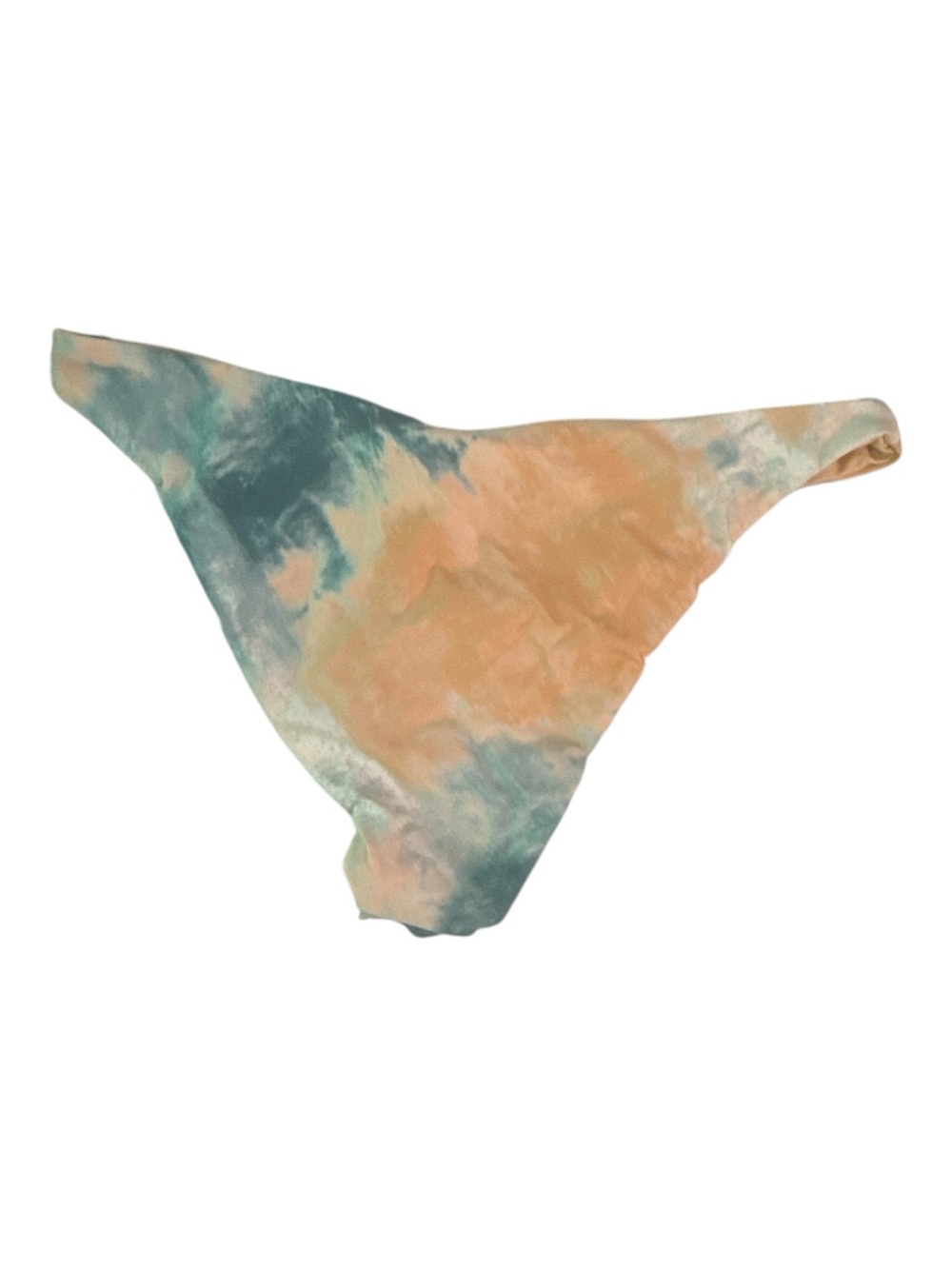 Volcom Peach & Teal Tie-Dye Bikini Bottom - Women's Swim Size Small Mermaid - Picture 2 of 3